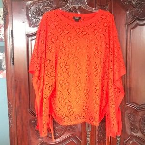 Peck & Peck mesh top with built in camisole.